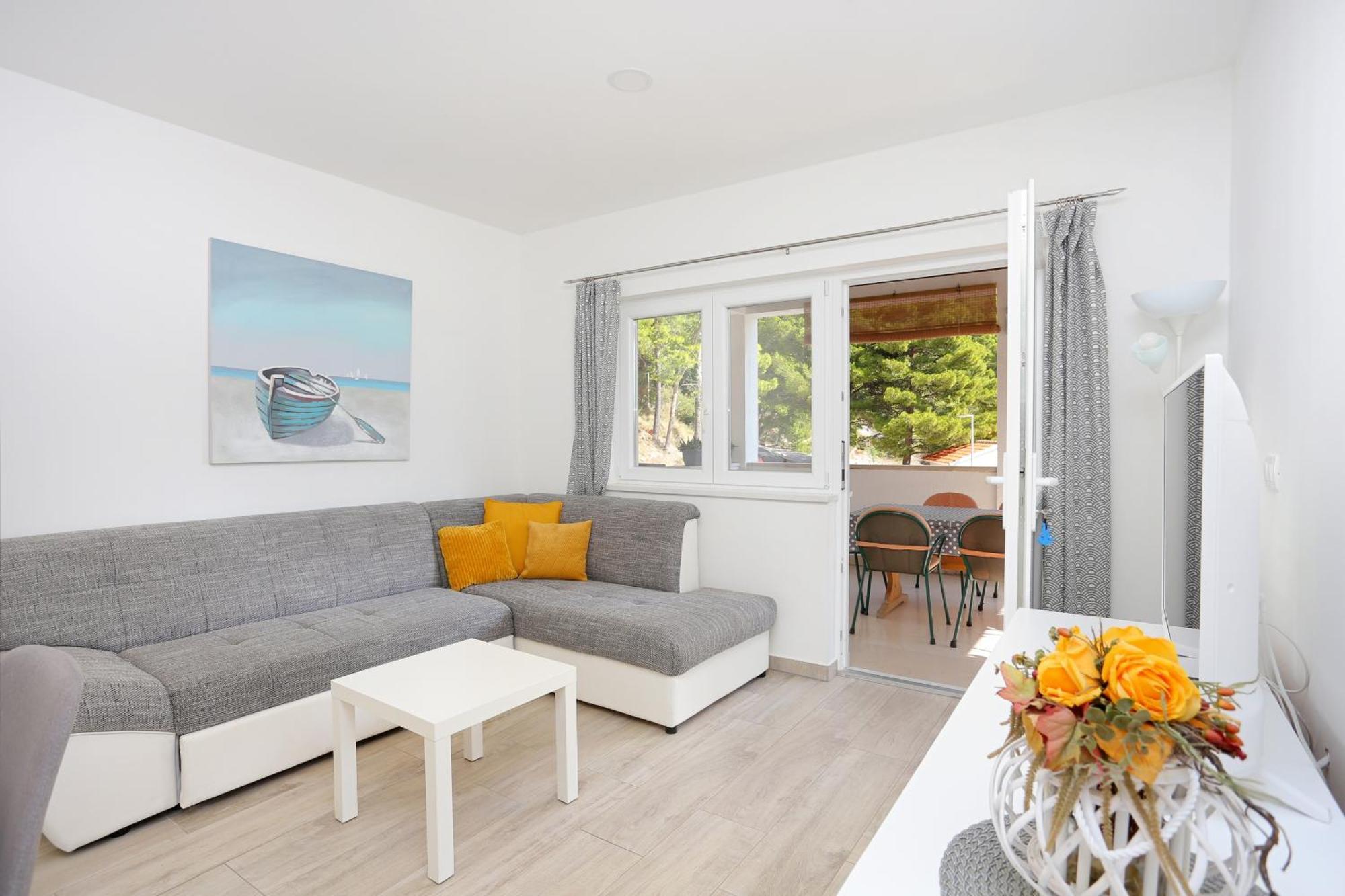 Apartments By The Sea Brela, Makarska - 6688 Rom bilde
